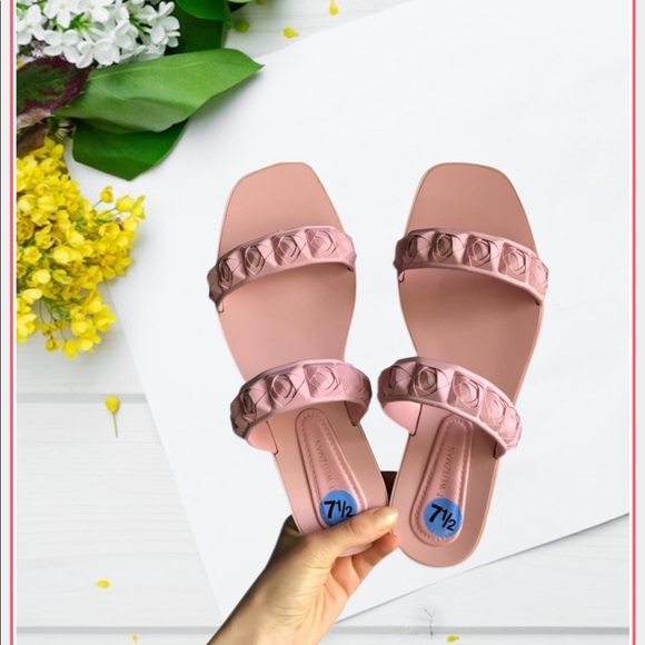 Stuart Weitzman Rosita Slide Rubber Sandal - Picture 4 of 8